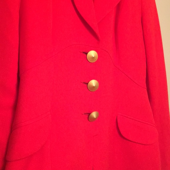 Vintage cherry red Michael Kors blazer - Picture 2 of 6